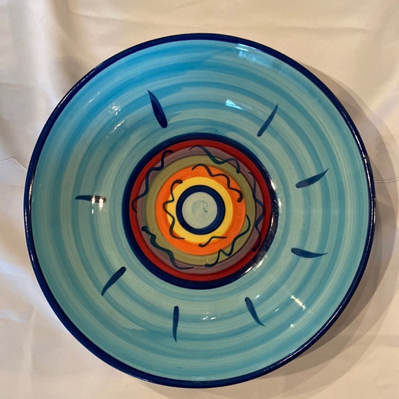 Dining Rare 1995 Gail Pittman Signed Pottery 12 Serving Bowl Poshmark